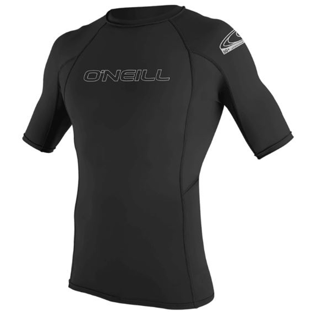 Oneill korte mouwen rash guard heren zwart foto 1