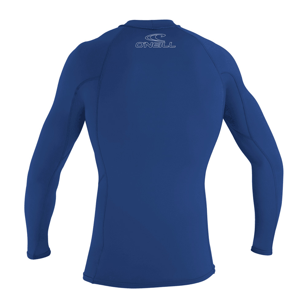 lange mouwen rash guard heren blauw