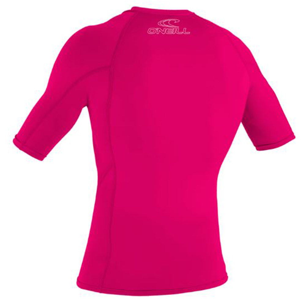 Oneill korte mouwen rash guard kind roze 2