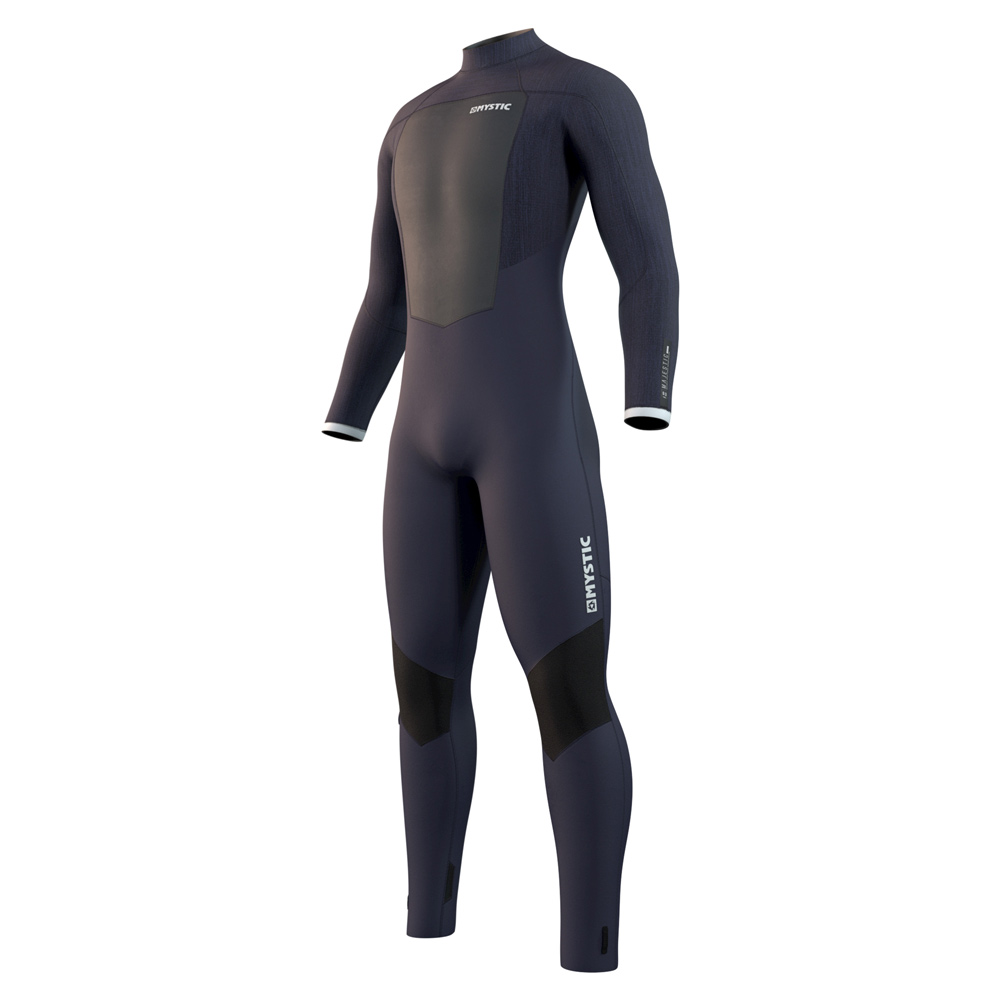 Majestic Fullsuit 5/3mm rugrits Night blauw heren wetsuit