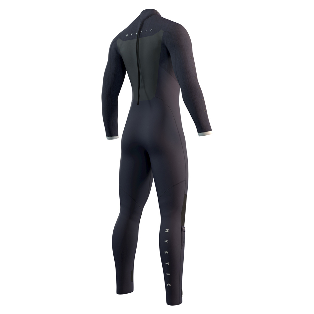 Majestic Fullsuit 5/3mm rugrits Night blauw heren wetsuit
