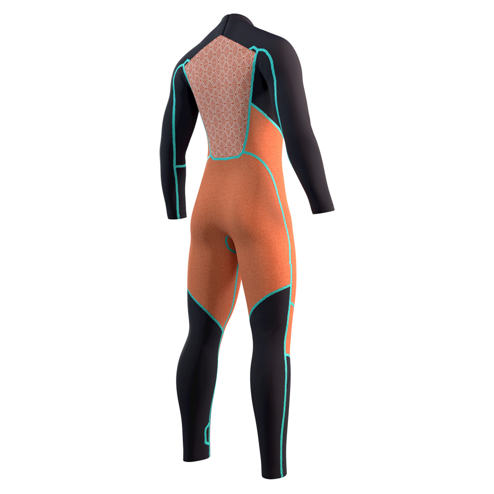 Mystic Majestic Fullsuit 5/3mm rugrits Night blauw heren wetsuit 4
