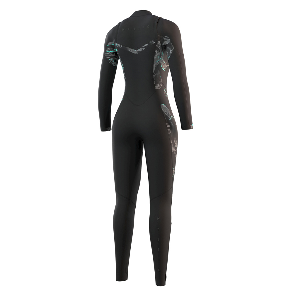 Dazzled Fullsuit 5/3mm dubbele borstrits dames Zwart