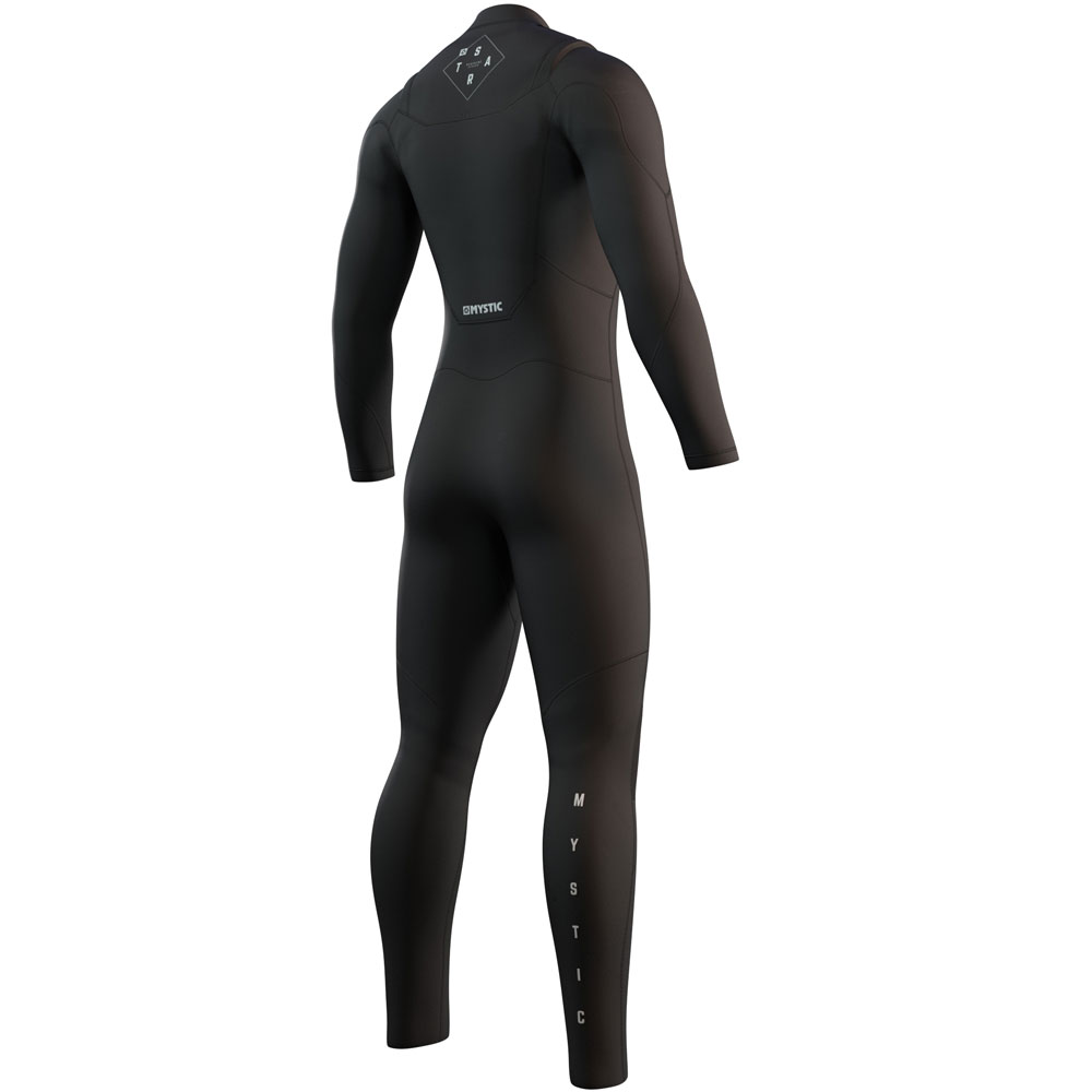 Star Fullsuit 5/3mm dubbele borstrits Zwart heren wetsuit