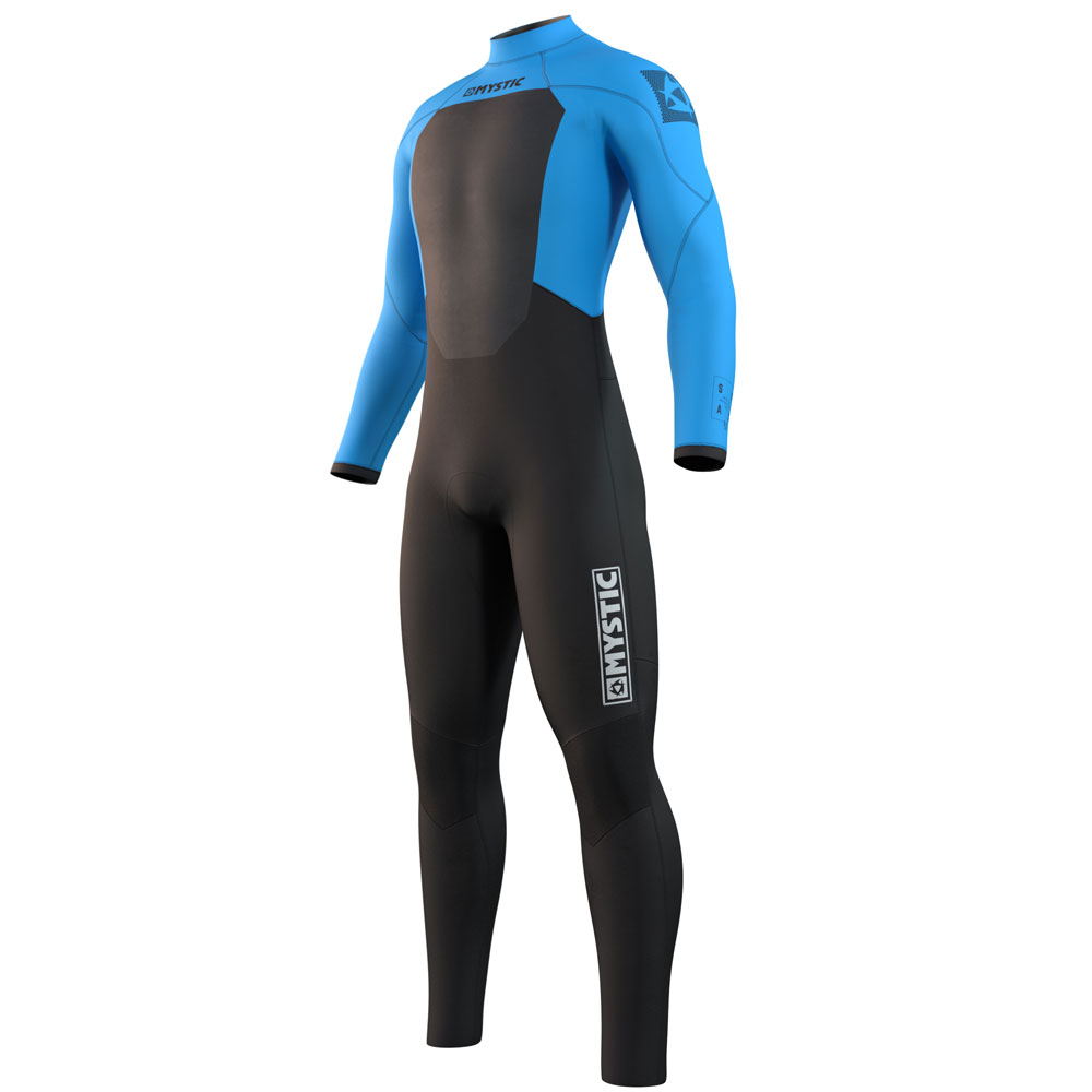 Mystic Star Fullsuit 4/3mm rugrits blauw heren wetsuit foto 1
