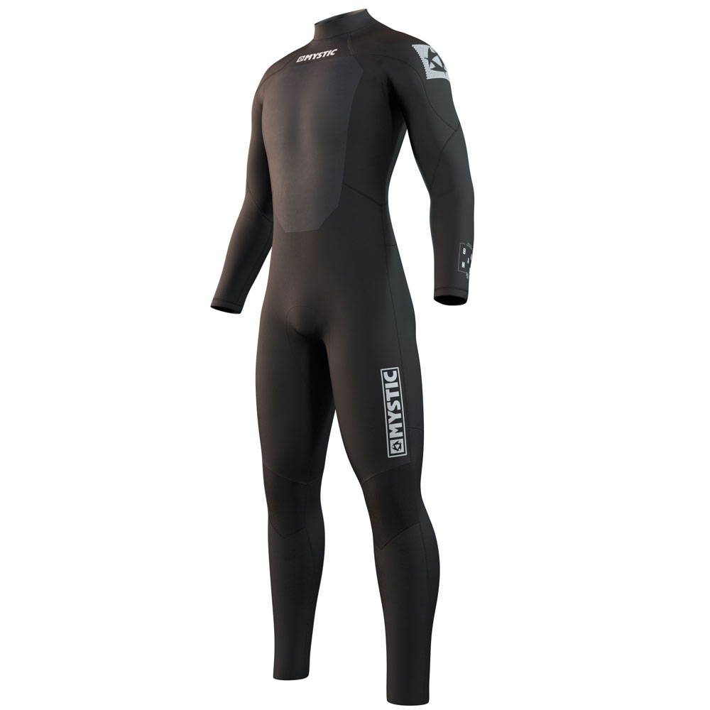 Mystic Star Fullsuit 4/3mm rugrits Zwart heren wetsuit foto 1