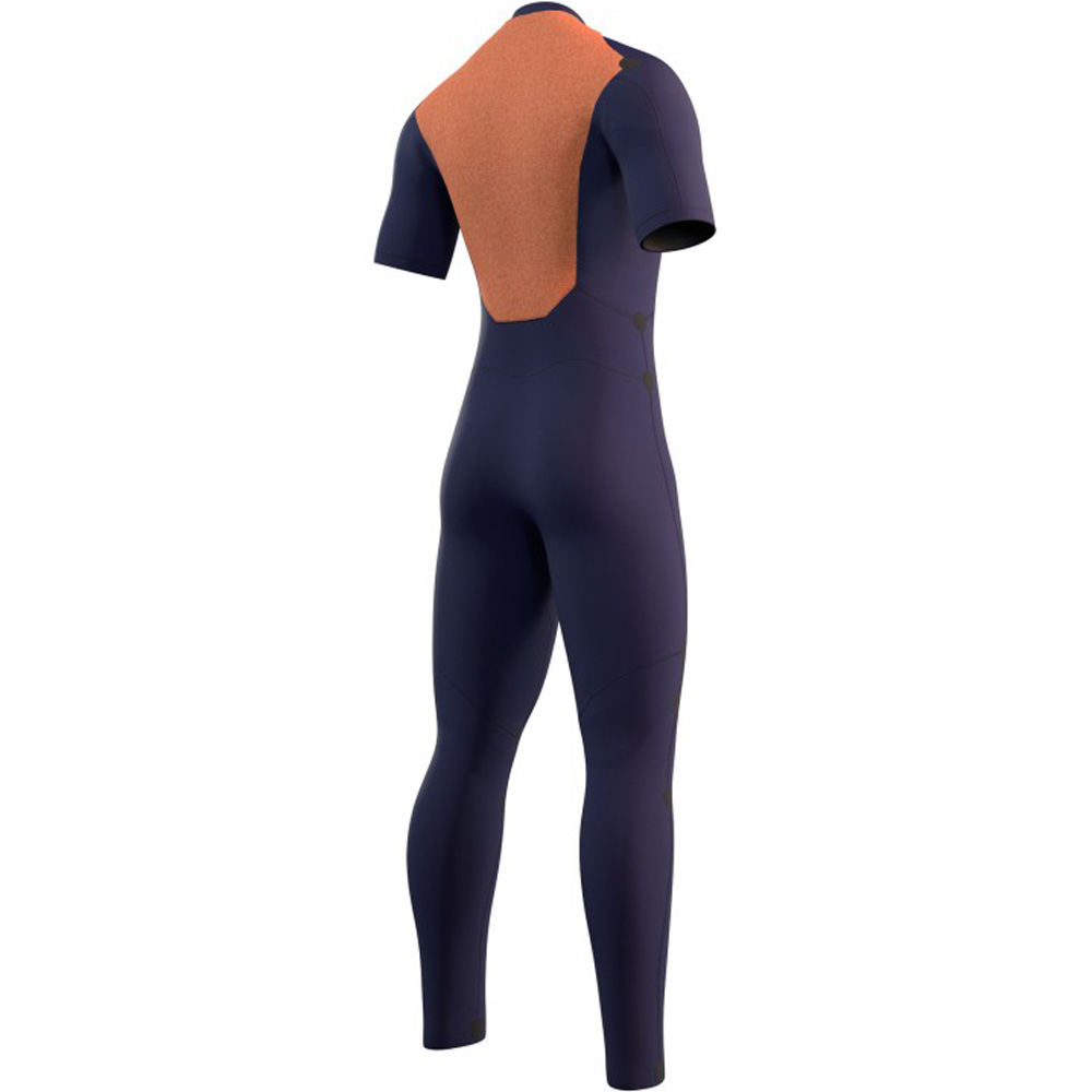 Mystic Star korte mouwen 3/2mm rugrits Zwart heren wetsuit 4