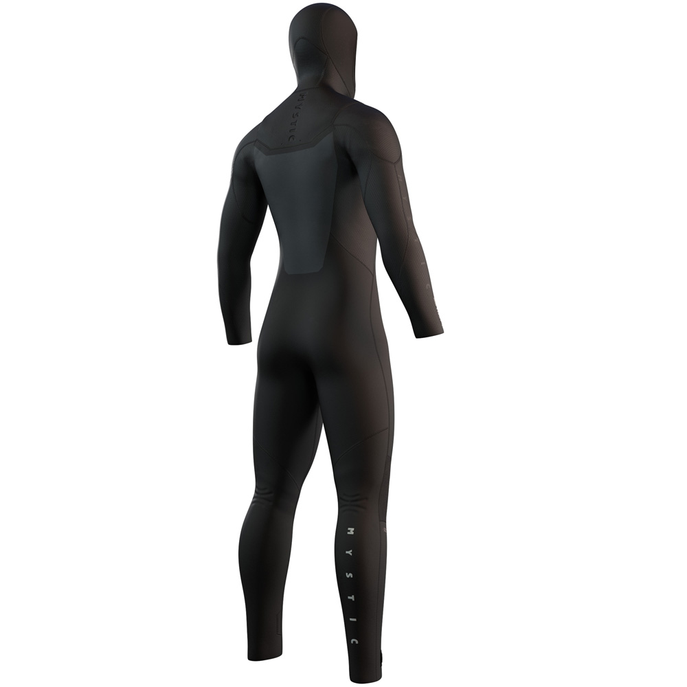 Voltt Hooded fullsuit 6/4/3 mm borstrits heren zwart