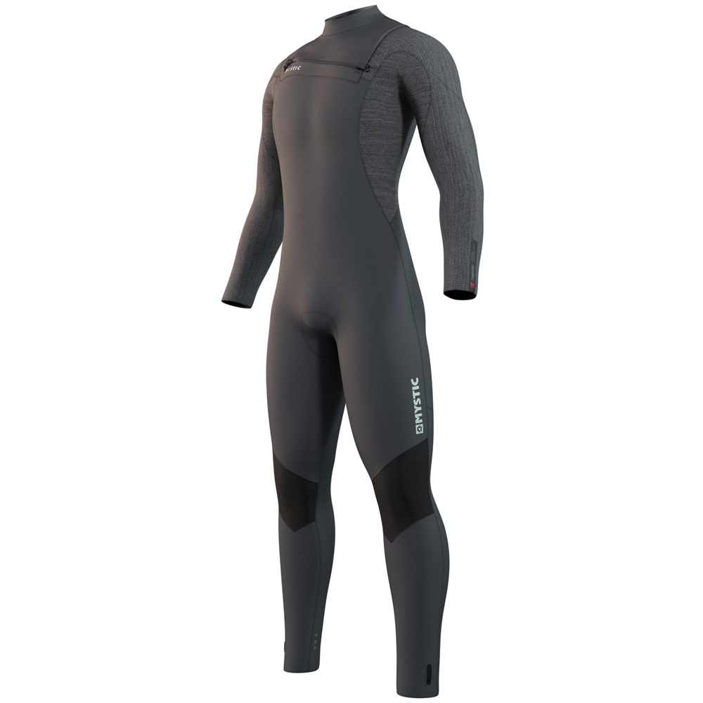 Mystic Majestic fullsuit 5/4mm borstrits heren donker grijs foto 1