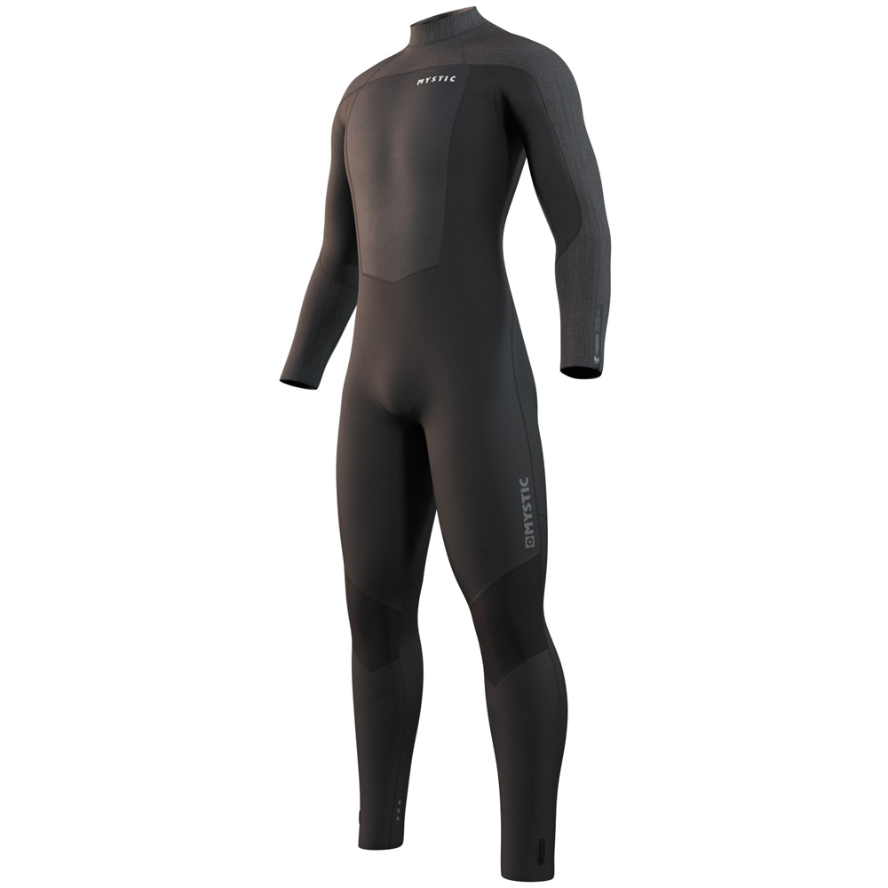 Mystic Majestic fullsuit 4/3mm rugrits heren zwart foto 1