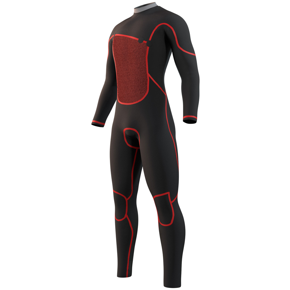 Mystic The One fullsuit 5/3mm Zipfree heren zwart 3