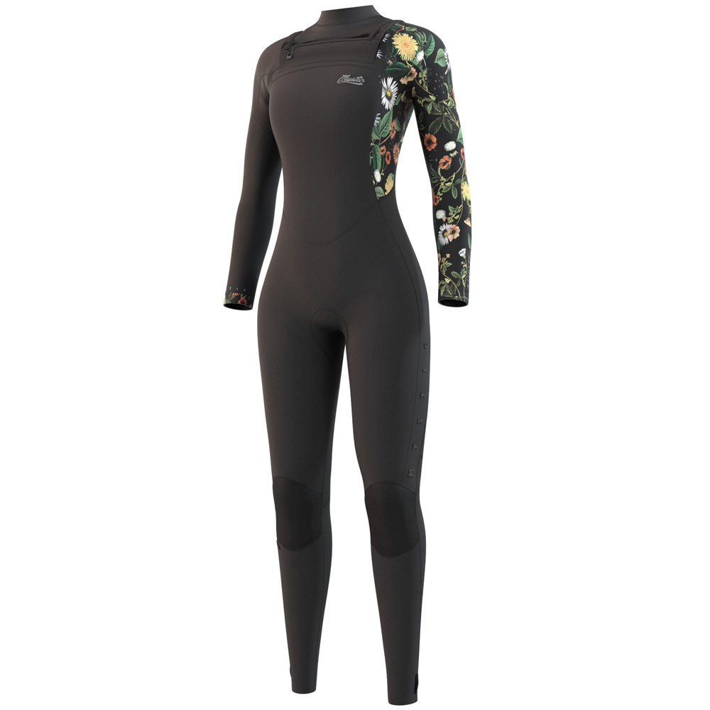 Mystic Jayde fullsuit 4/3mm dubbele borstrits dames zwart foto 1