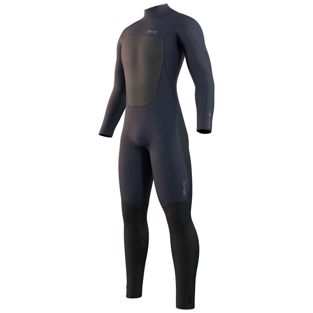 Mystic Majestic fullsuit wetsuit heren 5/4mm rugrits navy blauw foto 1
