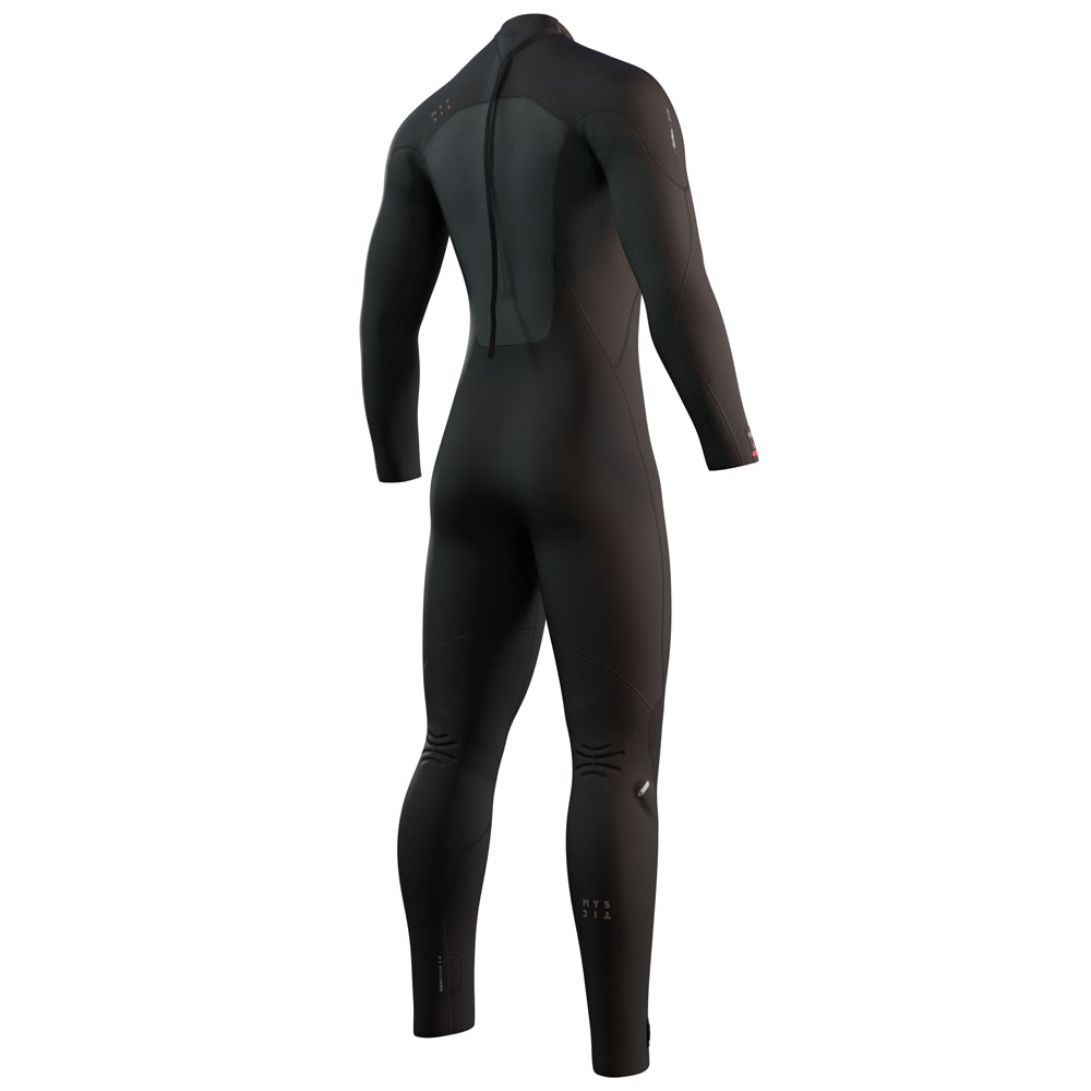 Majestic fullsuit wetsuit heren 5/4mm rugrits zwart