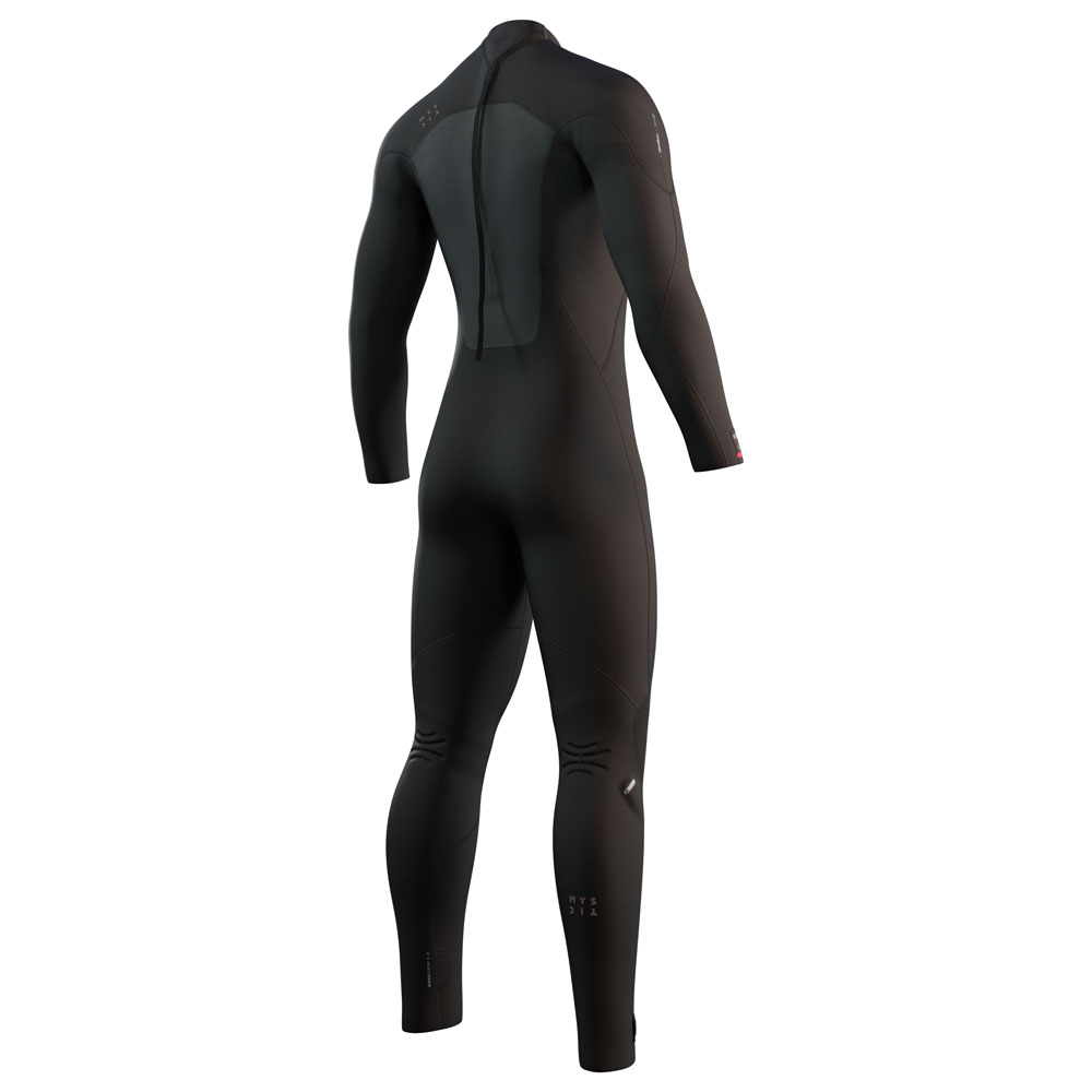 Majestic fullsuit wetsuit heren 4/3mm rugrits zwart