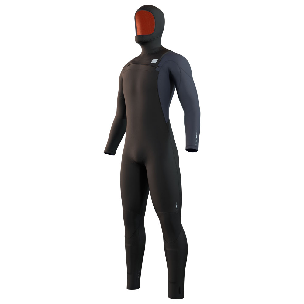 Mystic Marshall Hooded fullsuit wetsuit heren 5/3mm borstrits zwart foto 1