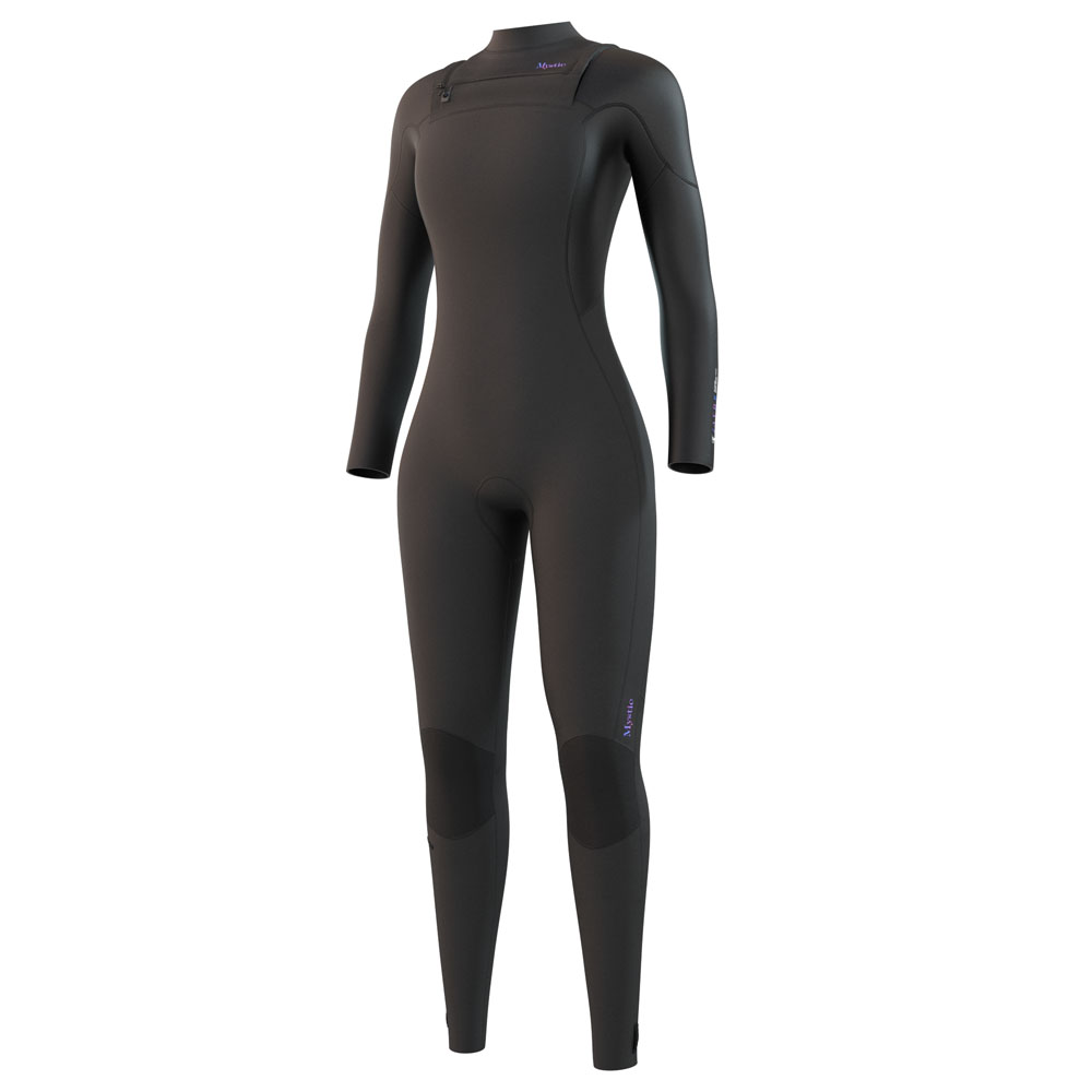 Mystic Jayde fullsuit wetsuit 4/3mm dubbele borstrits dames zwart foto 1