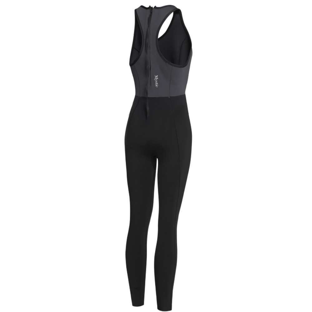 Mystic Lunar Long John wetsuit  2/2mm rugrits dames zwart 4