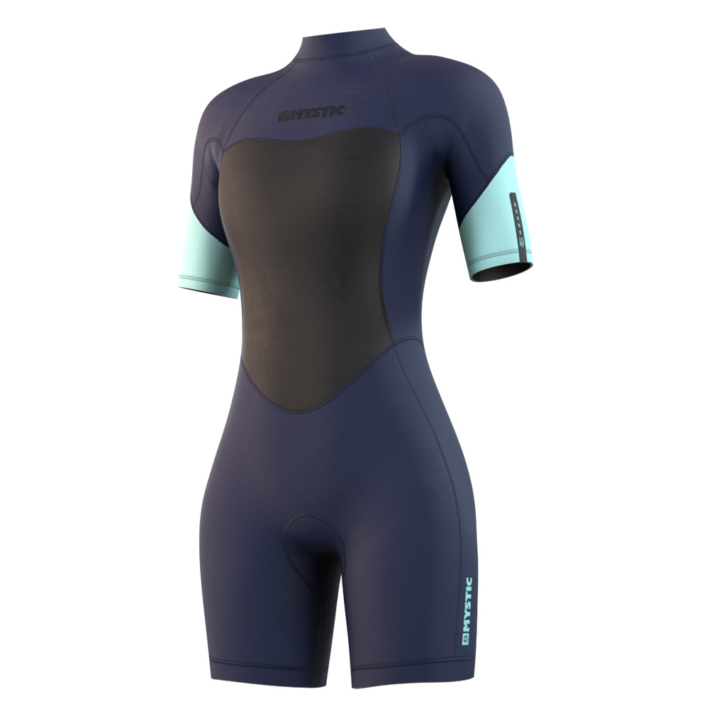 Brand shorty wetsuit 3/2 rugrits dames night blauw
