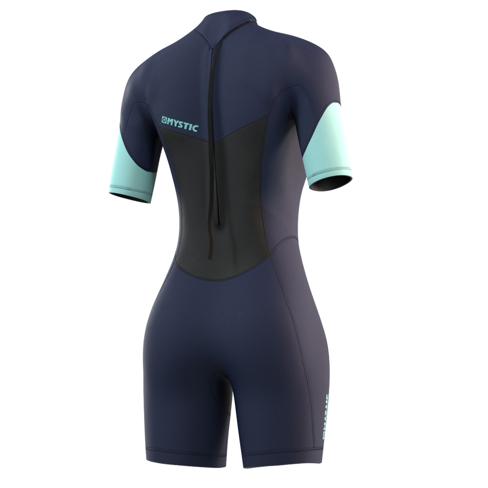Brand shorty wetsuit 3/2 rugrits dames night blauw