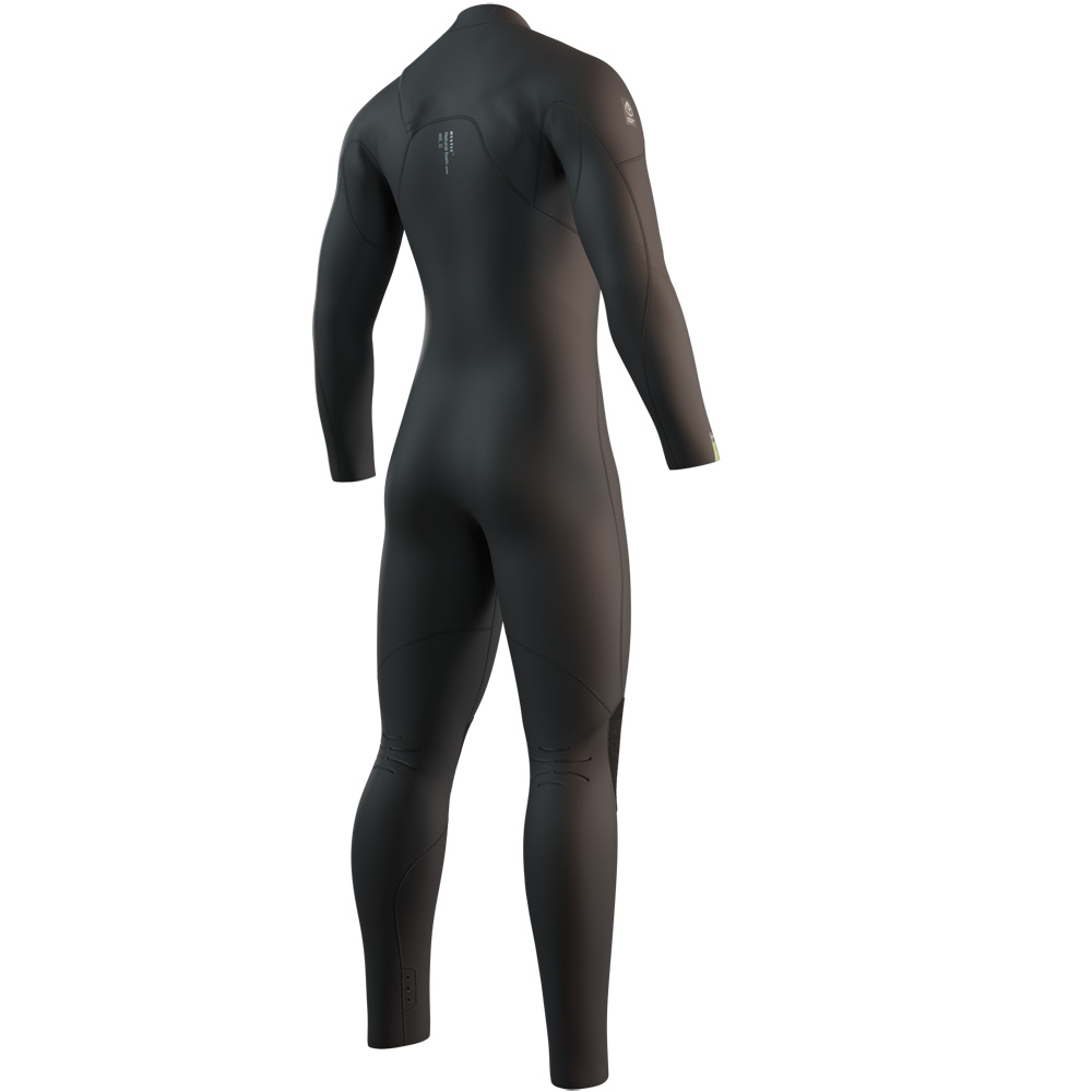 Mystic Evolve fullsuit wetsuit 4/3 mm borstrits heren zwart 2