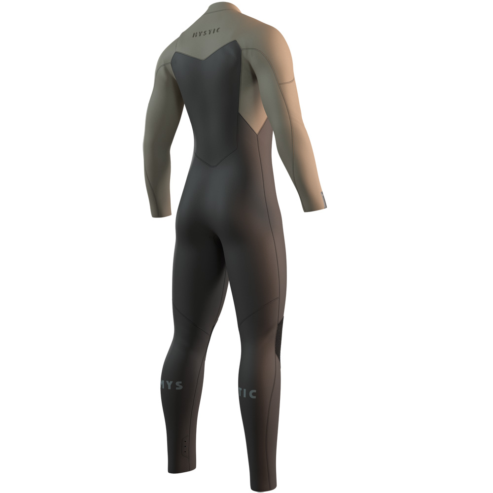 Motion fullsuit wetsuit 4/3 mm borstrits beige zwart