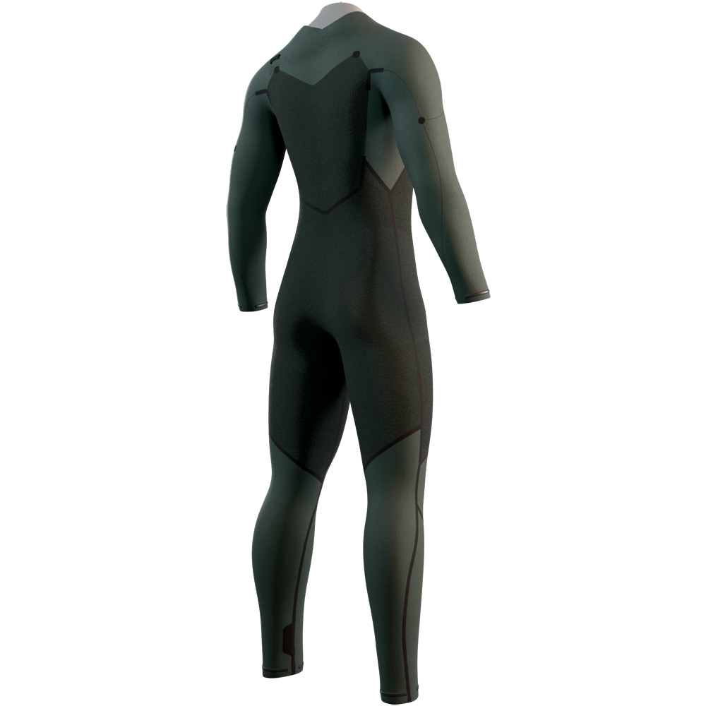 Mystic Motion fullsuit 3/2 mm borstrits heren zwart/zand 4