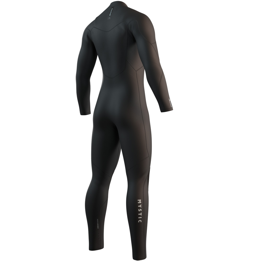 Star fullsuit wetsuit 4/3 mm borstrits heren zwart