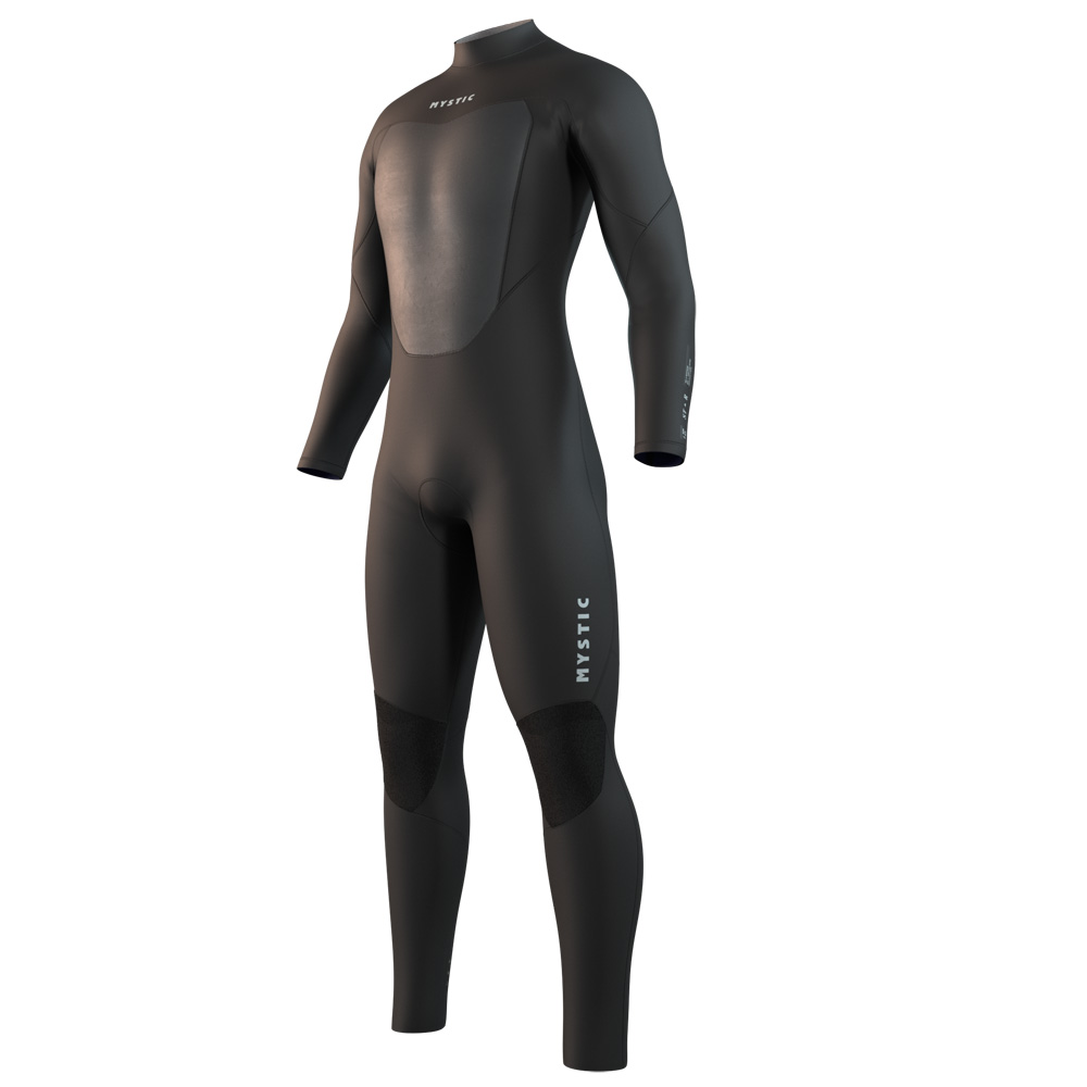 Star fullsuit wetsuit 4/3 mm rugrits heren zwart