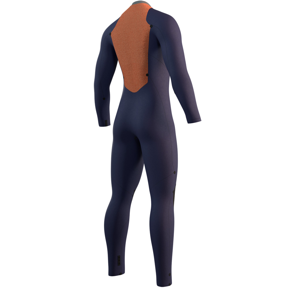 Mystic Star fullsuit 3/2 mm rugrits heren zwart/blauw 4