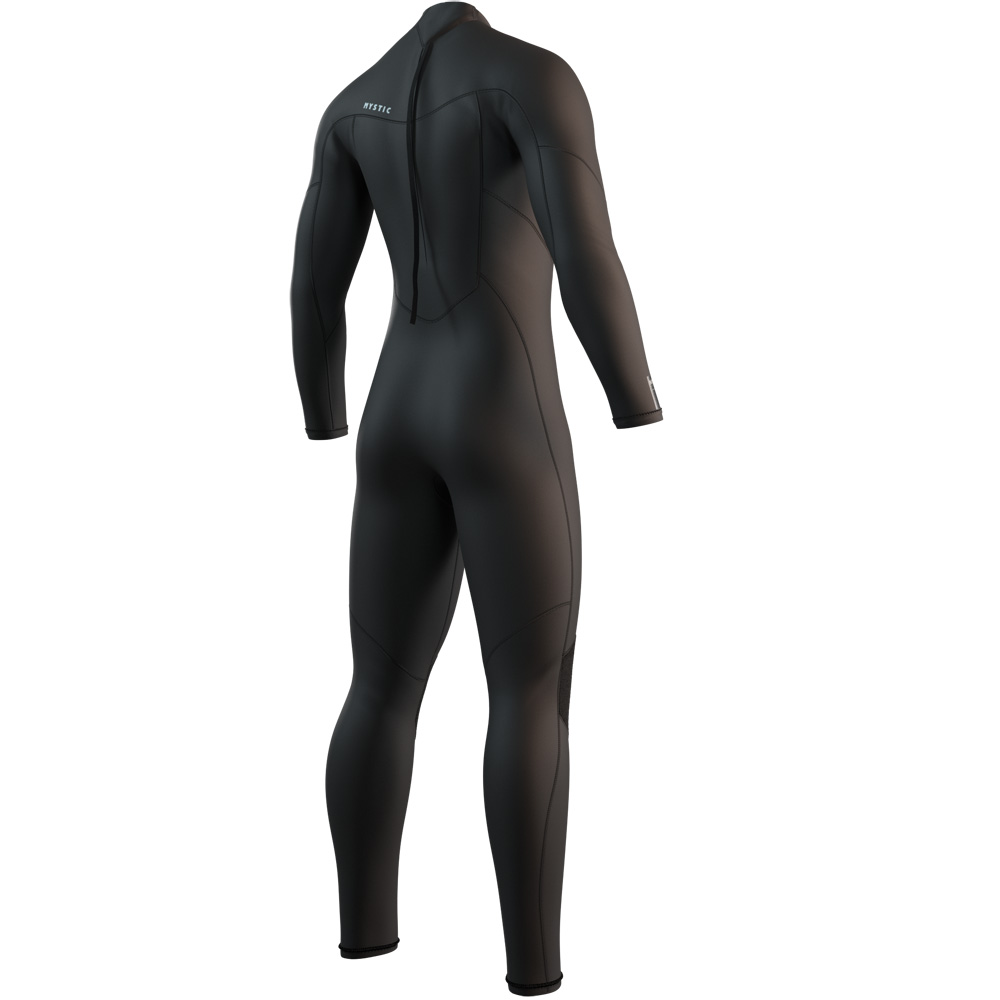 Mystic Brand fullsuit wetsuit 3/2 mm rugrits heren zwart 2