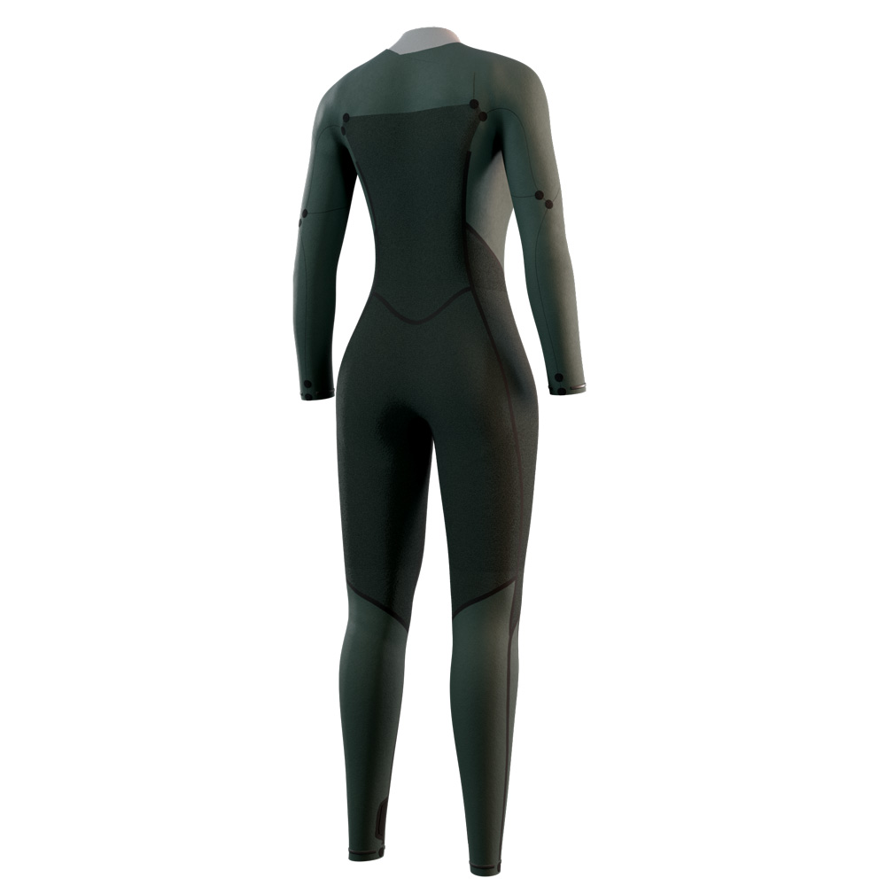 Mystic Haven fullsuit 5/3 mm dubbele borstrits dames teal blauw 4