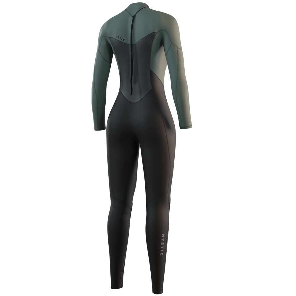 Star fullsuit wetsuit 5/3 mm rugrits dames groen