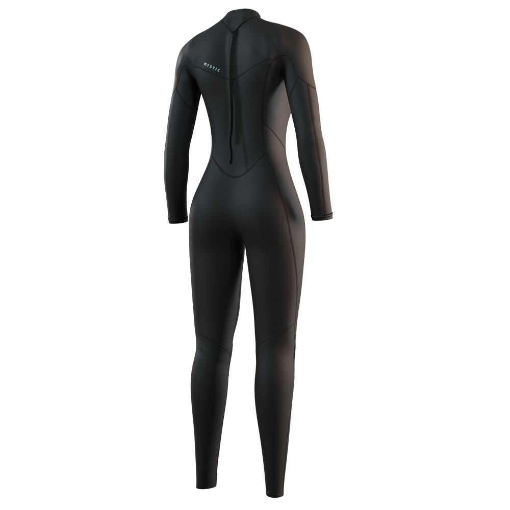 Brand fullsuit wetsuit 3/2 mm rugrits dames zwart