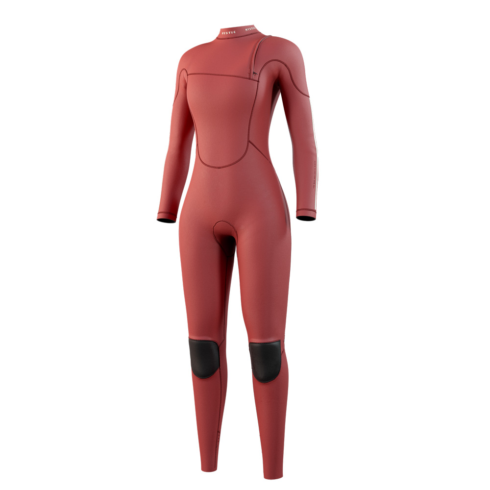 Mystic The One fullsuit 4/3 mm zipfree dames oranje foto 1