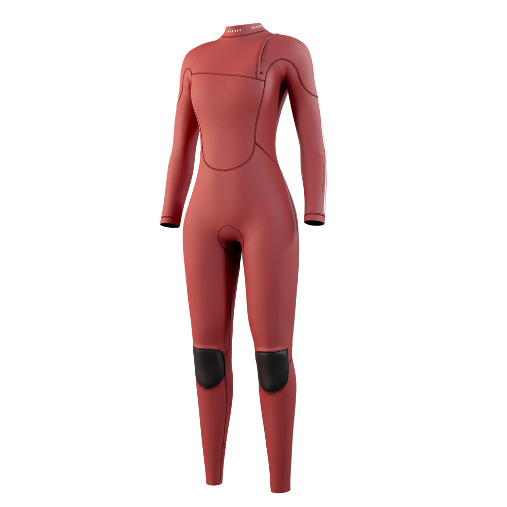 Mystic The One fullsuit 3/2 mm zipfree dames oranje foto 1