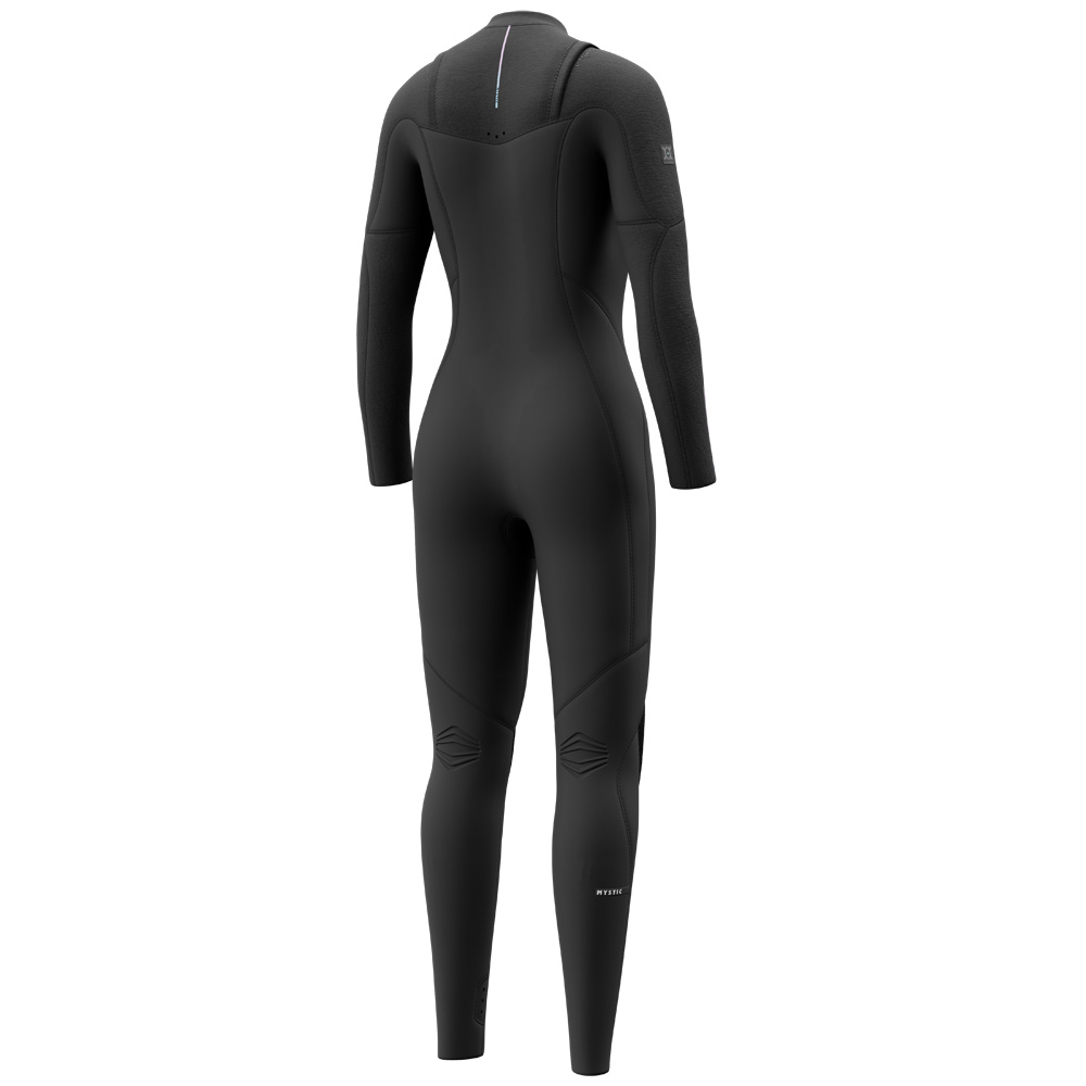 Jayde fullsuit 5/4 mm dubbele borstrits dames zwart