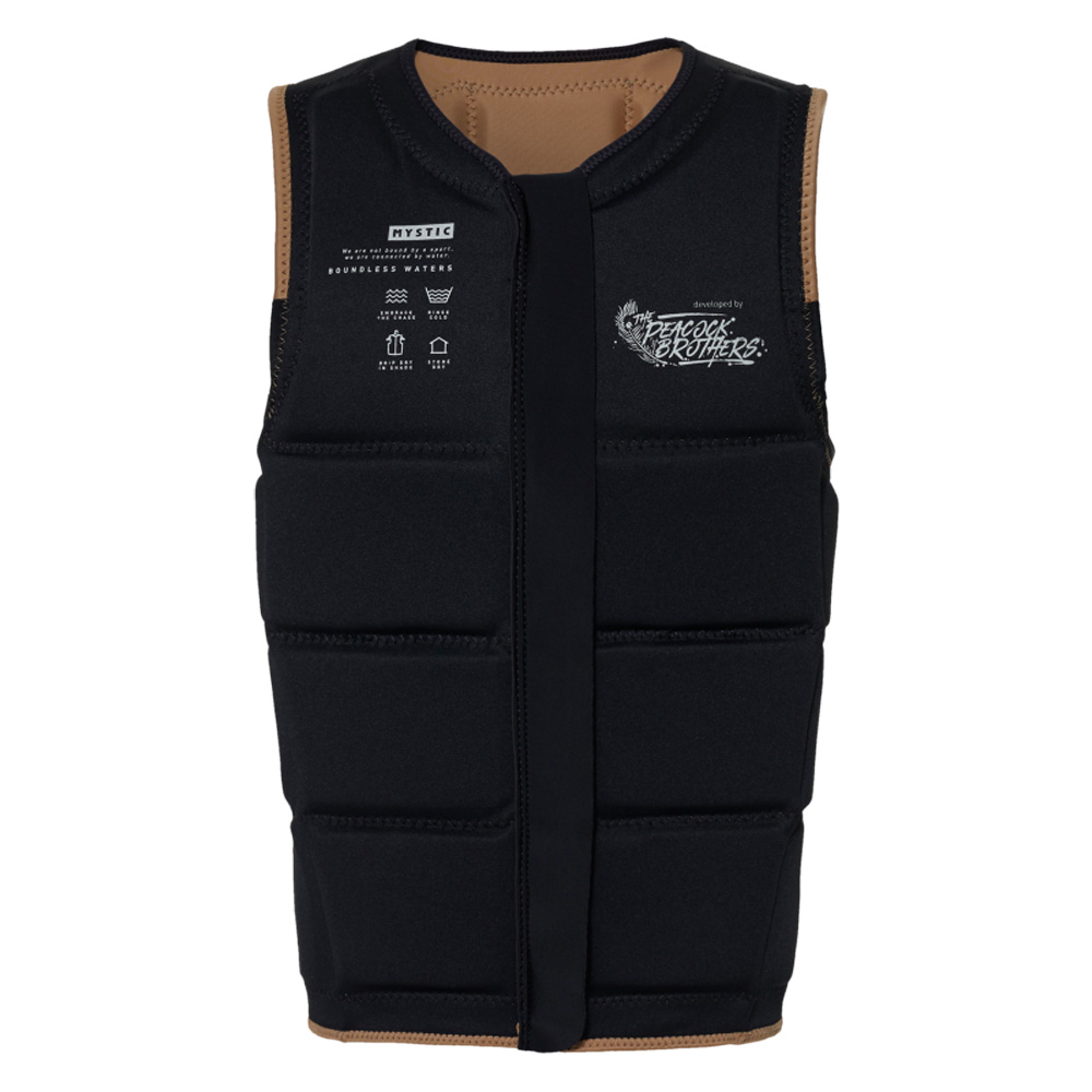Mystic Peacock impact vest heren bruin 3