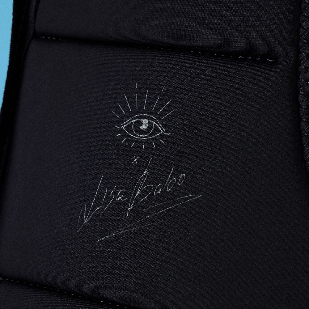 Mystic Zodiac impact shield borstrits dames blauw 5