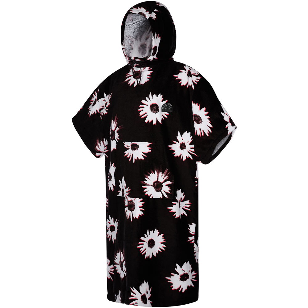 Mystic Poncho Velour zwart/wit foto 1