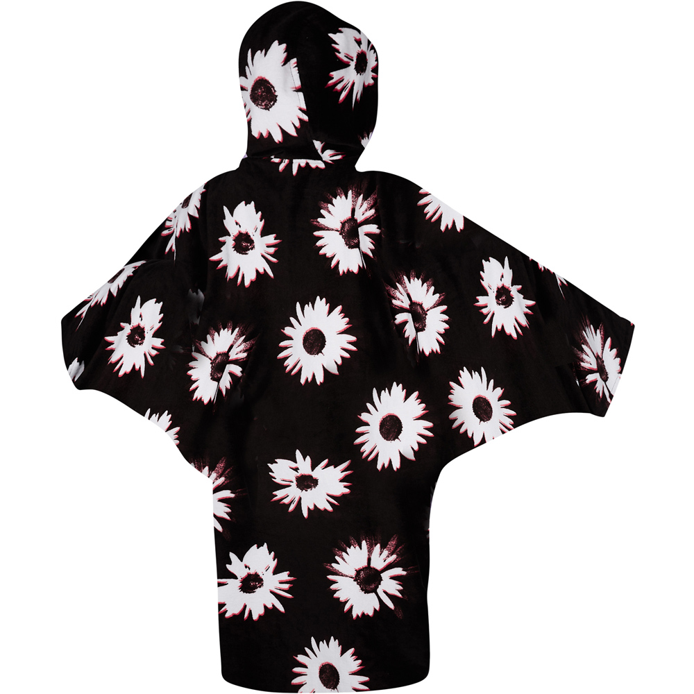 Mystic poncho dames zwart/wit 3