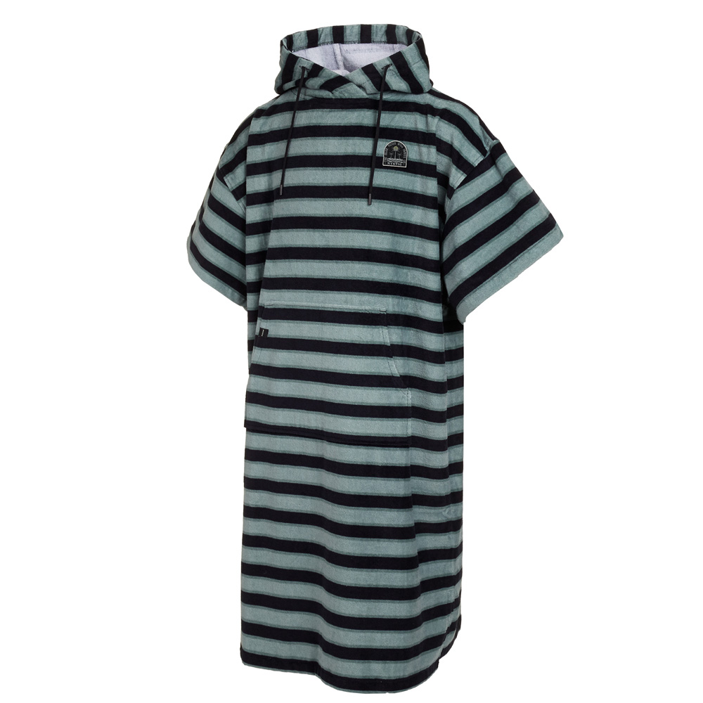 Mystic Poncho Velours AOP unisex grijs blauw foto 1