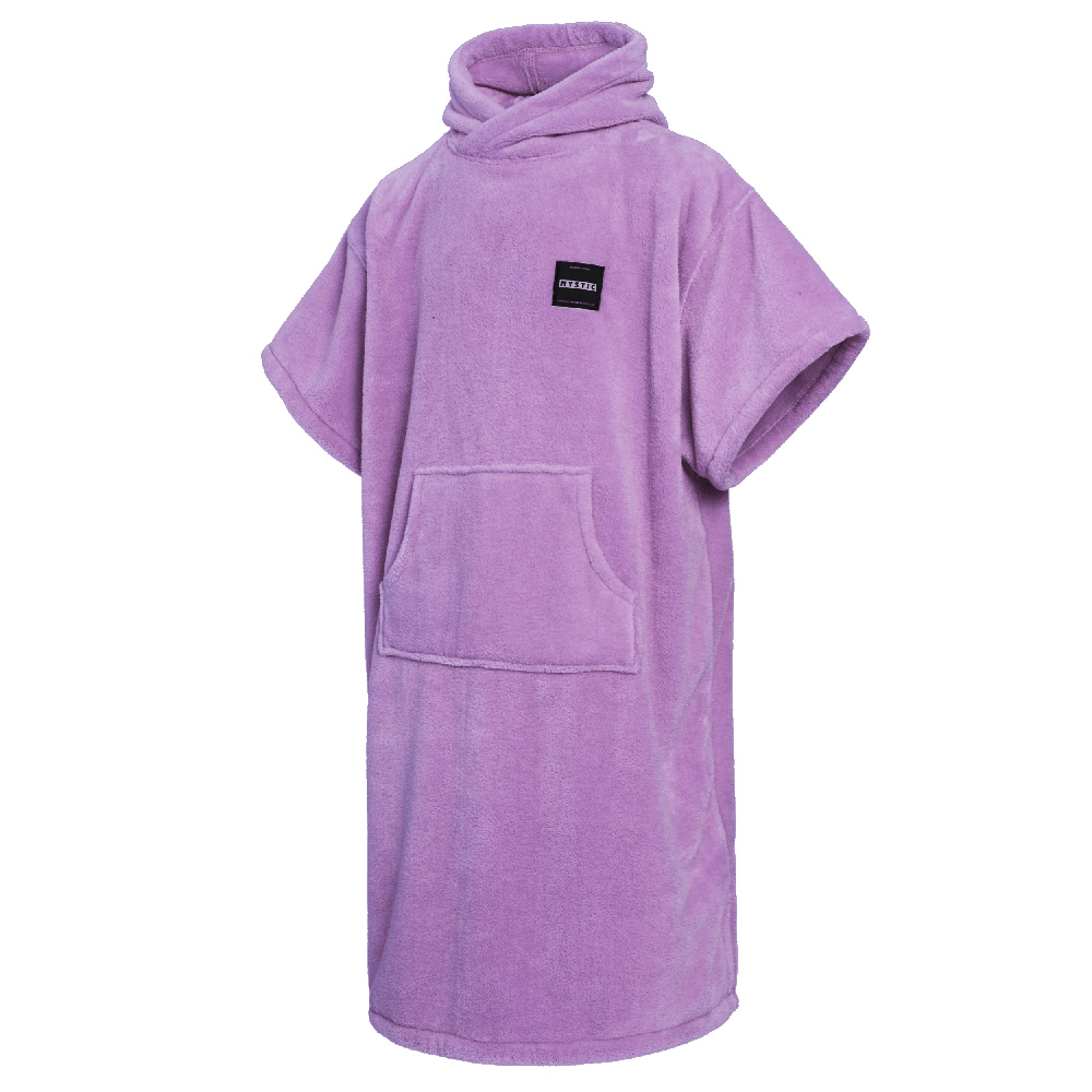 Teddy poncho paars