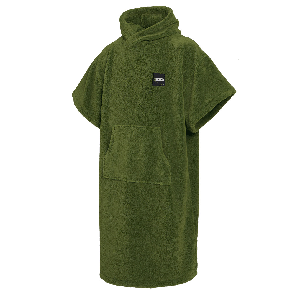 Teddy poncho moss groen