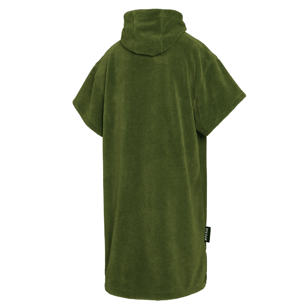 Teddy poncho moss groen