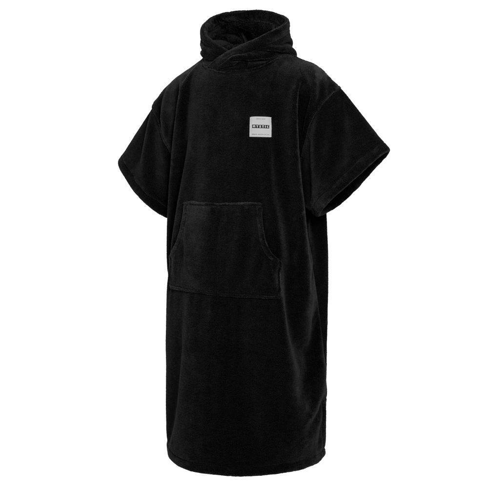Teddy poncho zwart