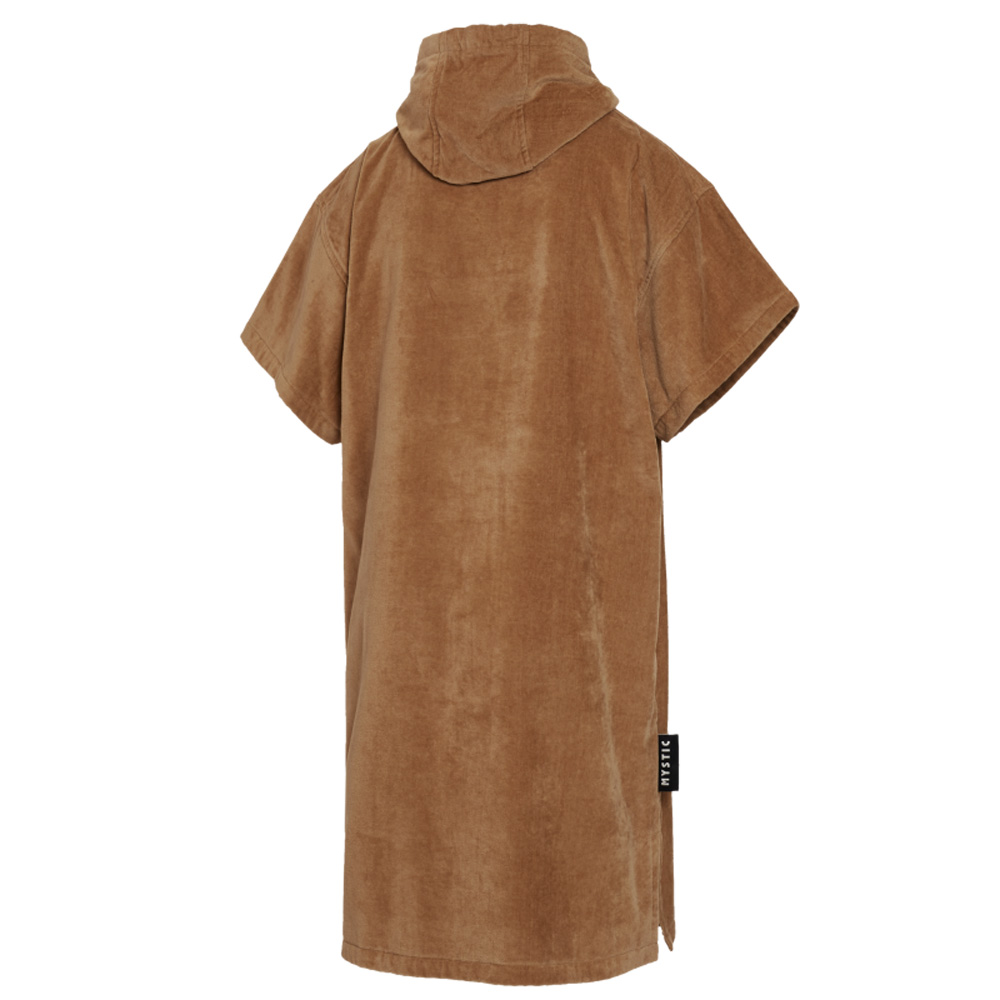 Cotton Deluxe poncho bruin