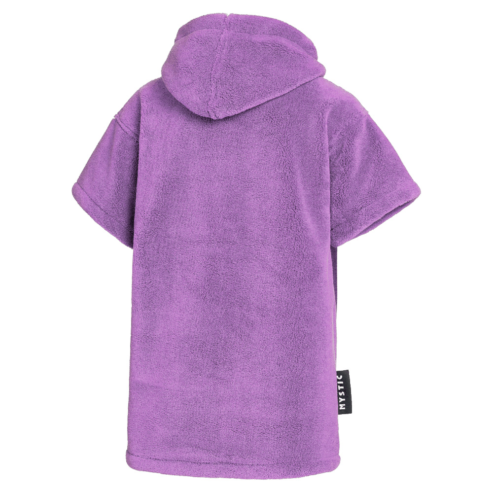 teddy poncho kind paars