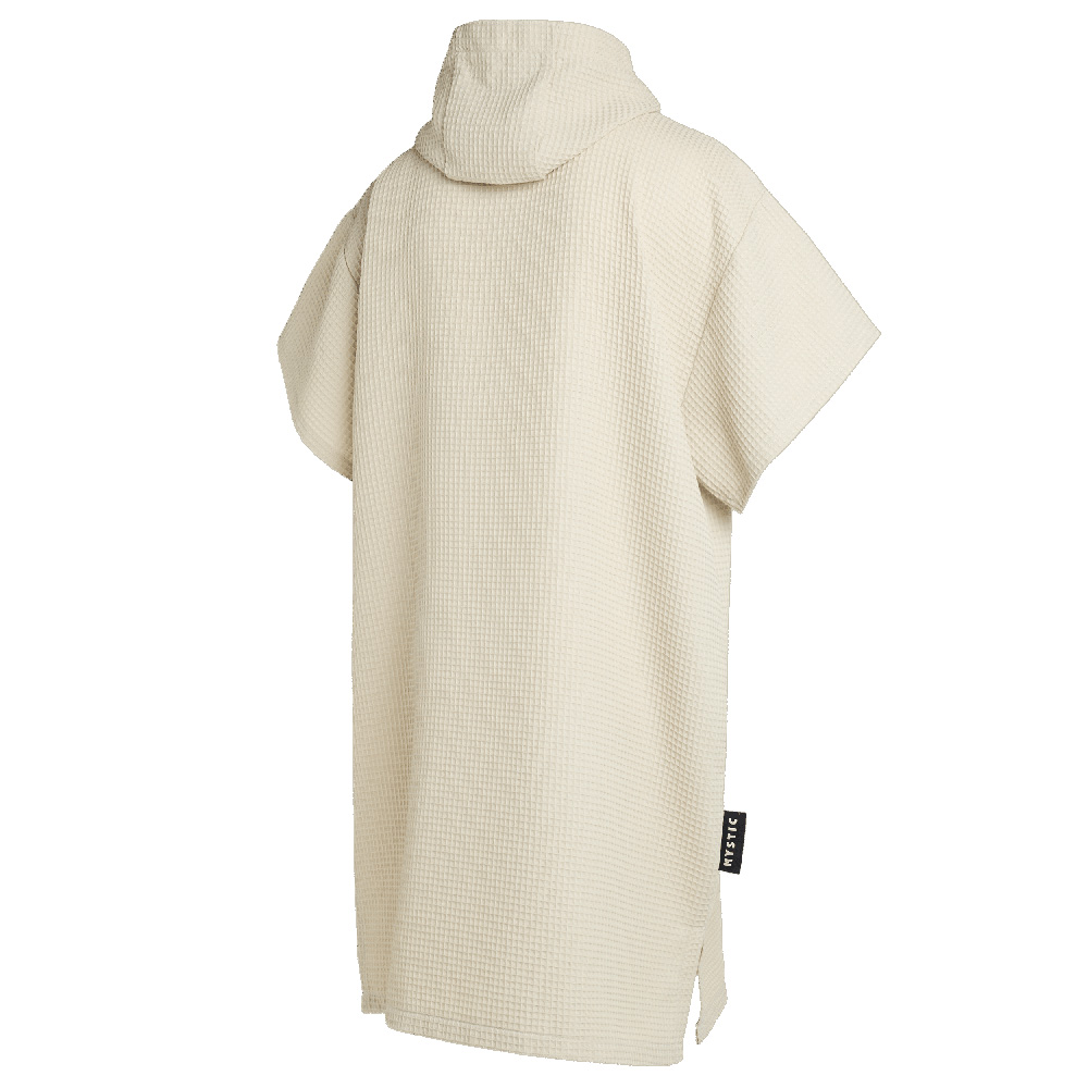 Waffle poncho zand