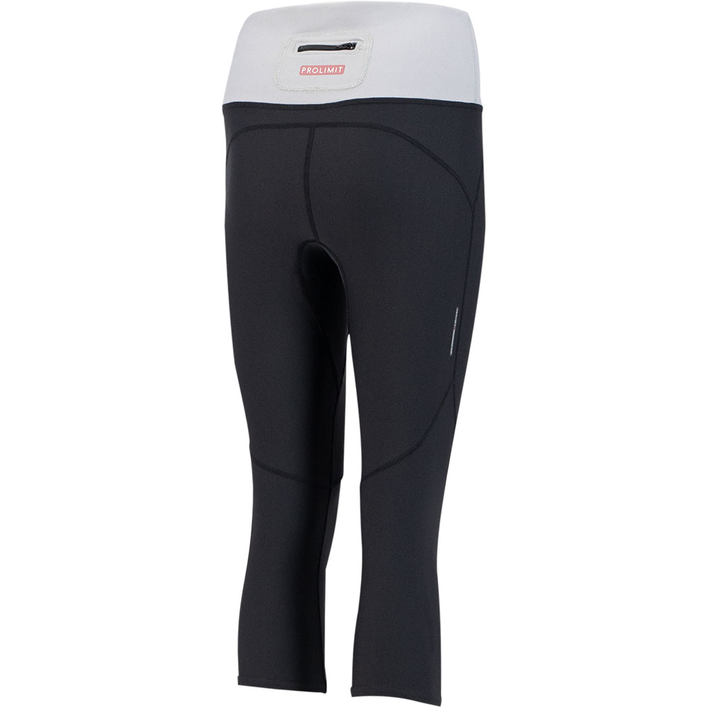 Prolimit dames sup broek 3/4 zwart/grijs 2